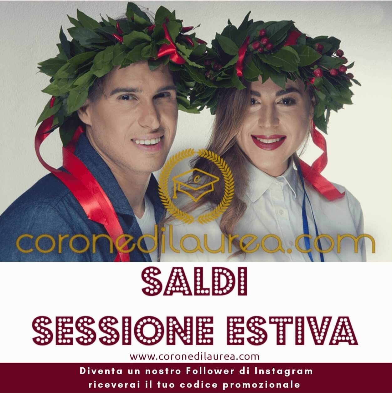 SALDI DI FINE SESSIONE!! 🎉🎓🎉 corone di laurea - coronedilaurea.com