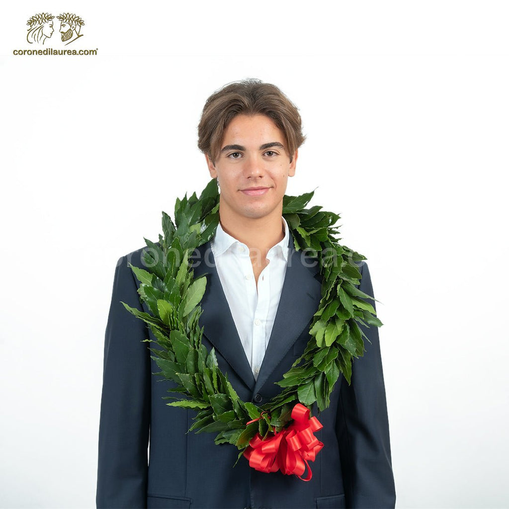 Corona laurea Magistrale - corona alloro laurea da collo - coronedilaurea.com®
