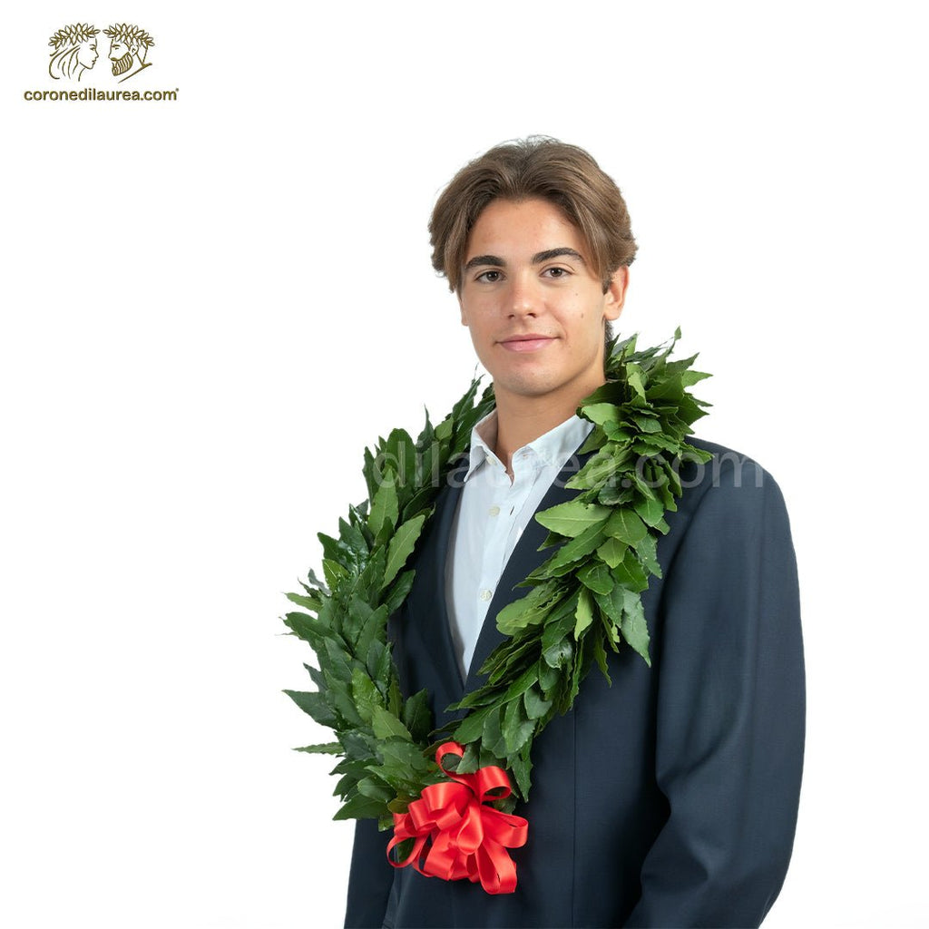 Corona laurea Magistrale - corona alloro laurea da collo - coronedilaurea.com®