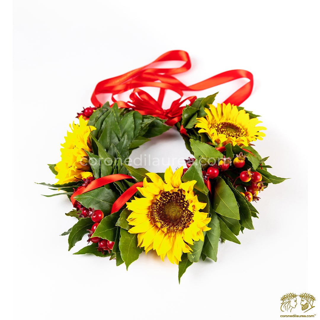 Corona laurea Sunflowers - coronedilaurea.com
