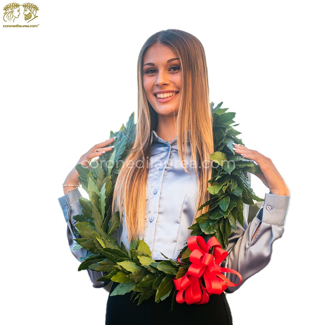 Corona per laurea Magistrale - corona di laurea da collo - coronedilaurea.com