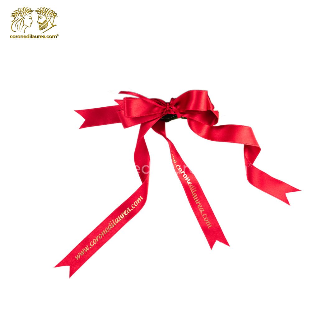 🎀 Fiocco corona di Laurea personalizzato - coronedilaurea.com